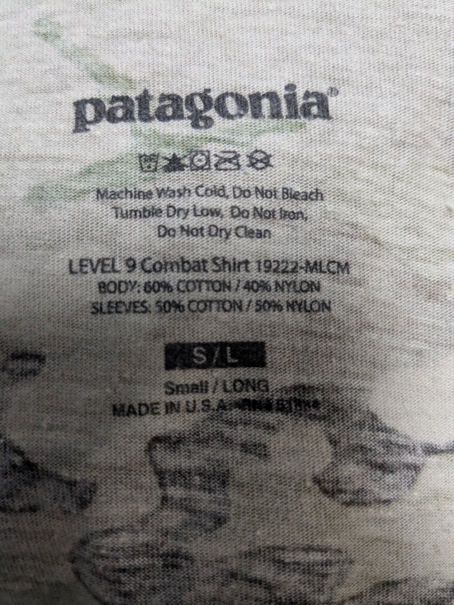 Patagonia L9 Combat Shirt Small Long (cb10-25Jun101)
