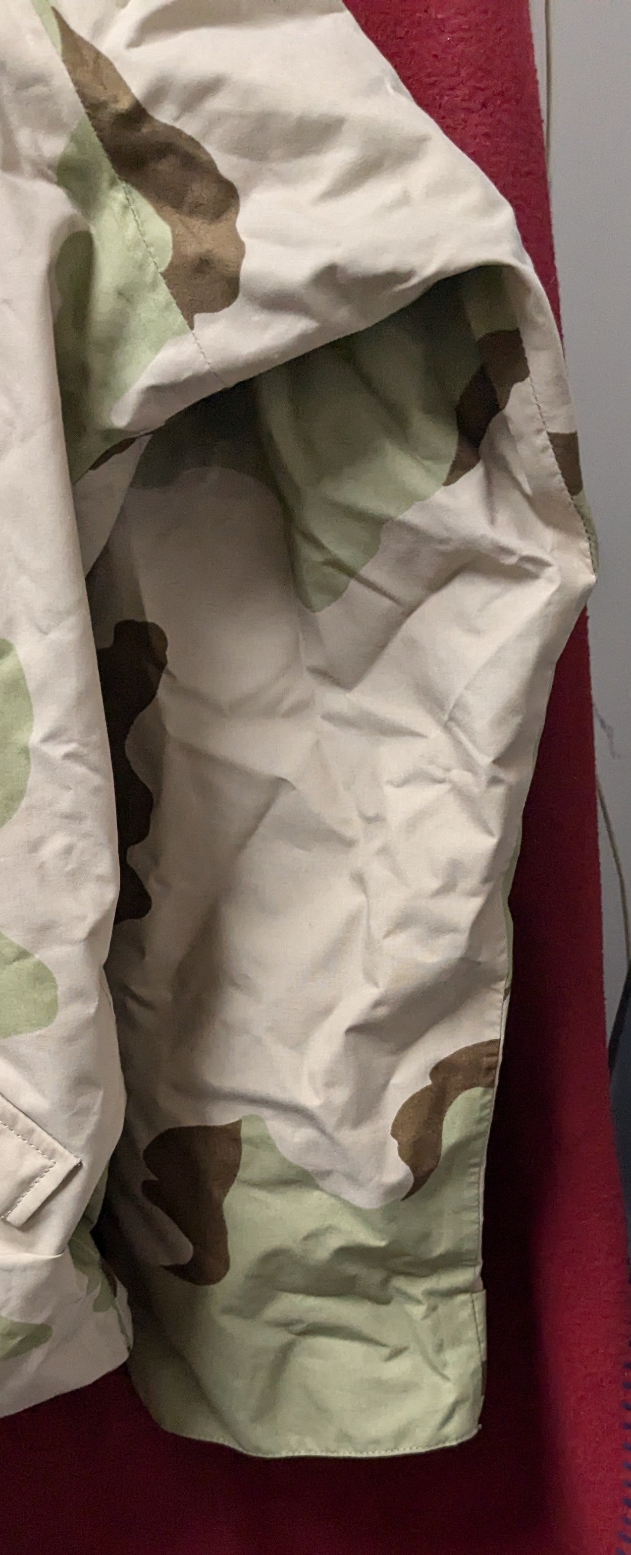NWT Desert Night Camo Reversible Adventure Tech All Weather Gortex Jacket S/M Desert Camo/Night Camo (ab01-25APR83)