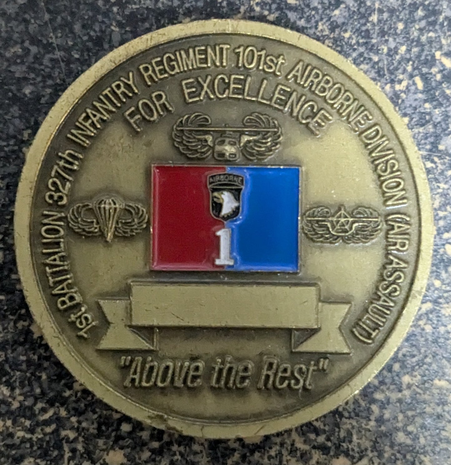 Challenge Coin 1st BN 327th Infantry Regiment 101st Airborne (CHCC-25Jul26)