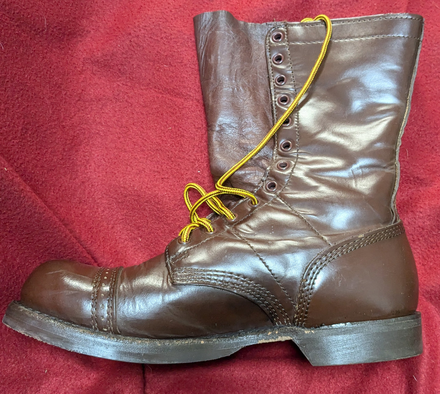 NOS Corcoran Mens 10" Historic Brown Jump Boots Mens 8.5 (fa08-25APR101)