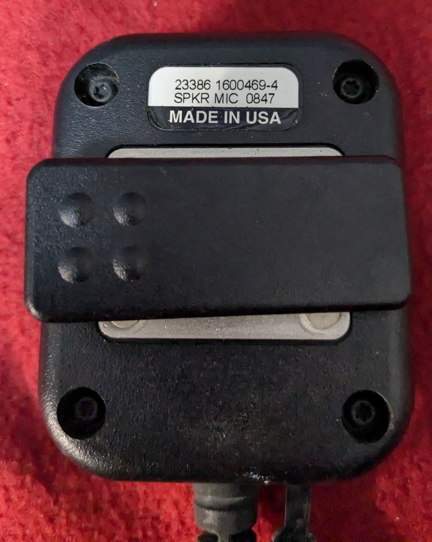 Thales USGI Radio Handset, Loudspeaker (cb02-25May110)