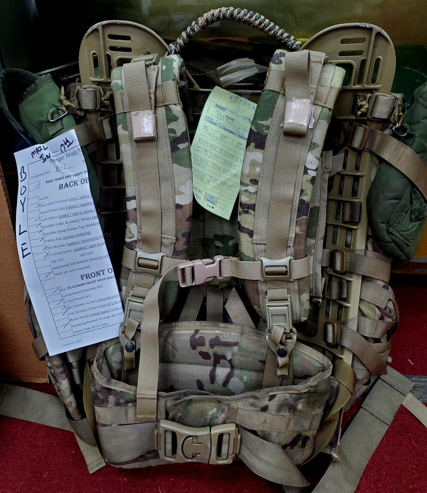 Boyle - SFAS Ready Ruck