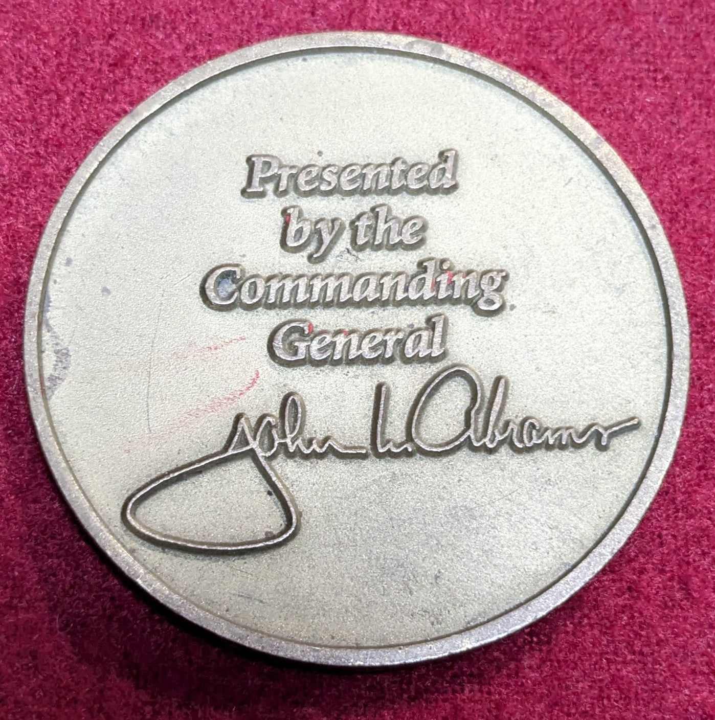 Challenge Coin U.S. Army Training and Doctrine Command (TRADOC) (chcc-25APR141)