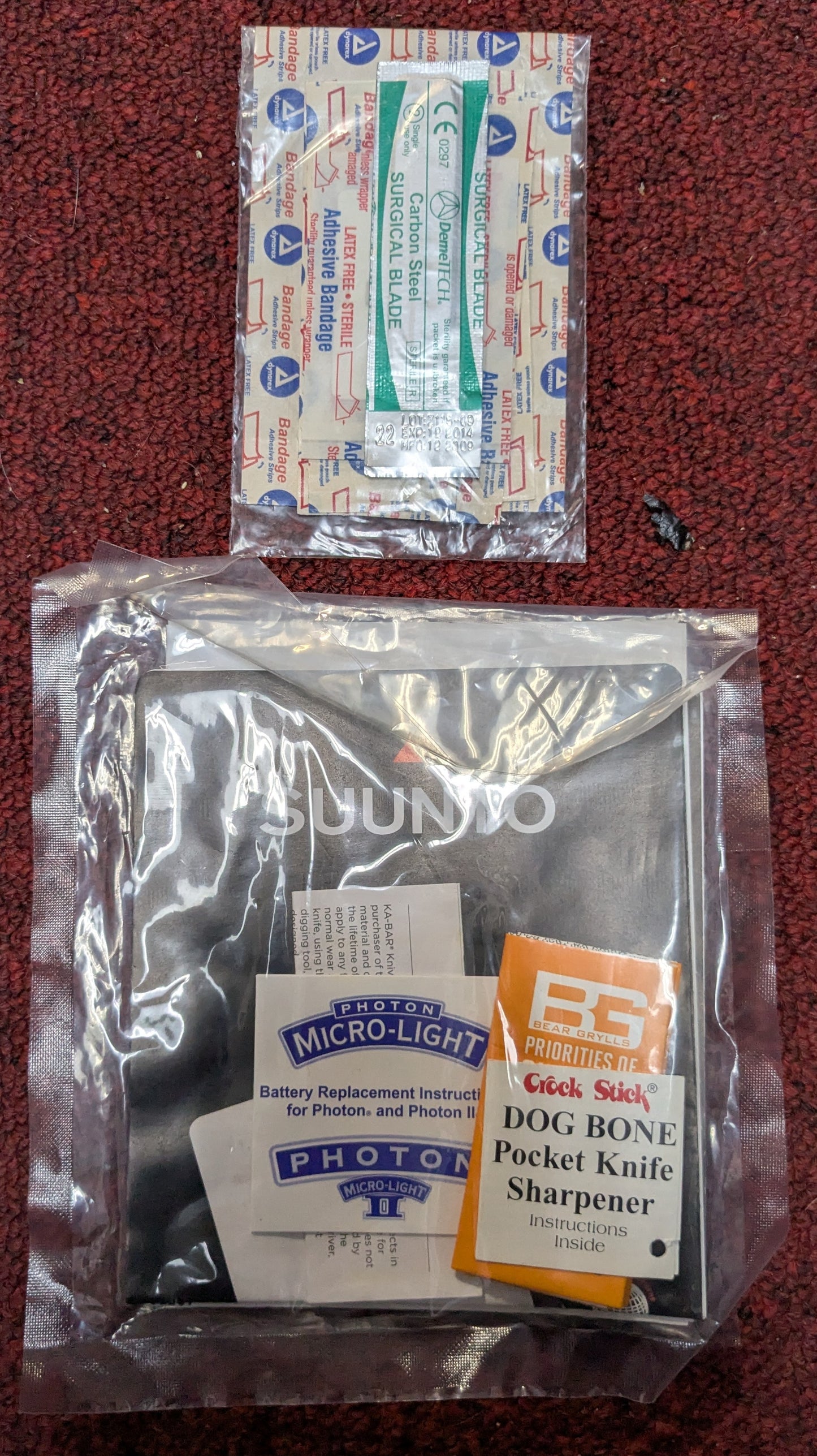 Unopened Pro Survival Kit Co Survival Kit w/BDS Tactical Pouch Coyote (DB06-25Aug09)