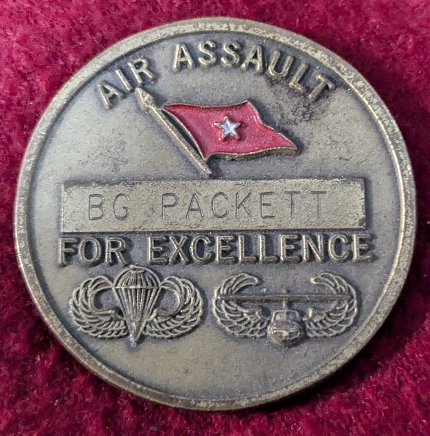 Challenge Coin 101st Airborne Air Assault For Excellence (chcc-25May73)