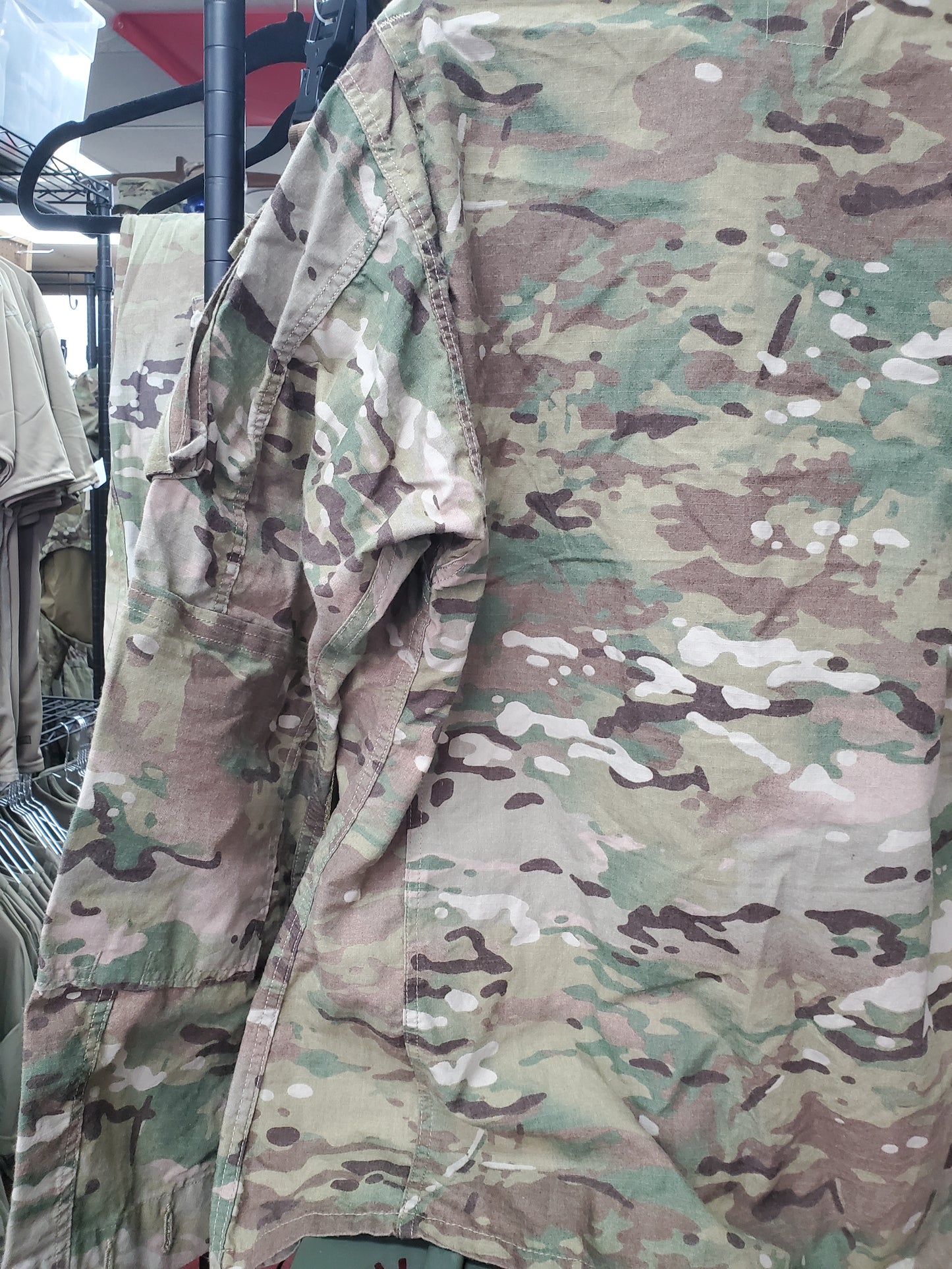 NOS US Army LARGE LONG Multicam Flame Resistant Frac Uniform Top Shirt (fc04-NWT-MC-LL-T)