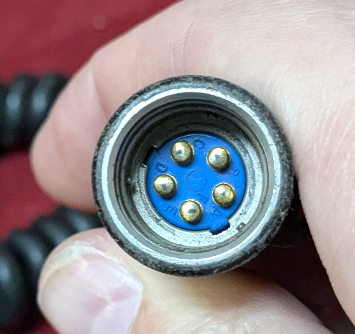Handset, Modified Harris Corporation 5 Pin (cb06-25May109)