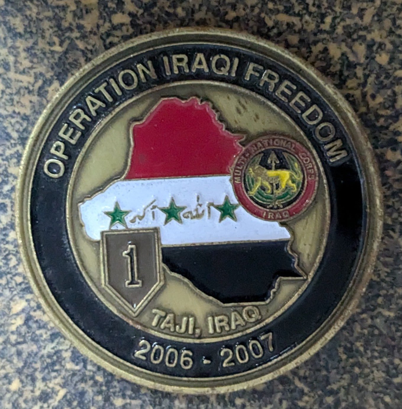 Challenge Coin Iraq Assistance Group Phoenix Academy (CHCC-25Jul32)
