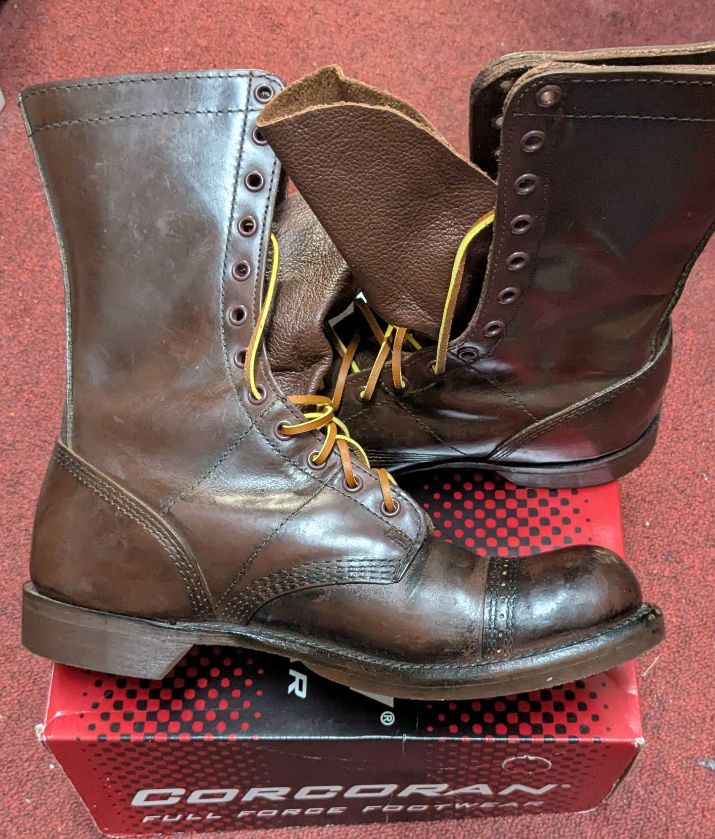 Corcoran Historic Jump Boots Brown 9.5 D (DA10-25Aug30)