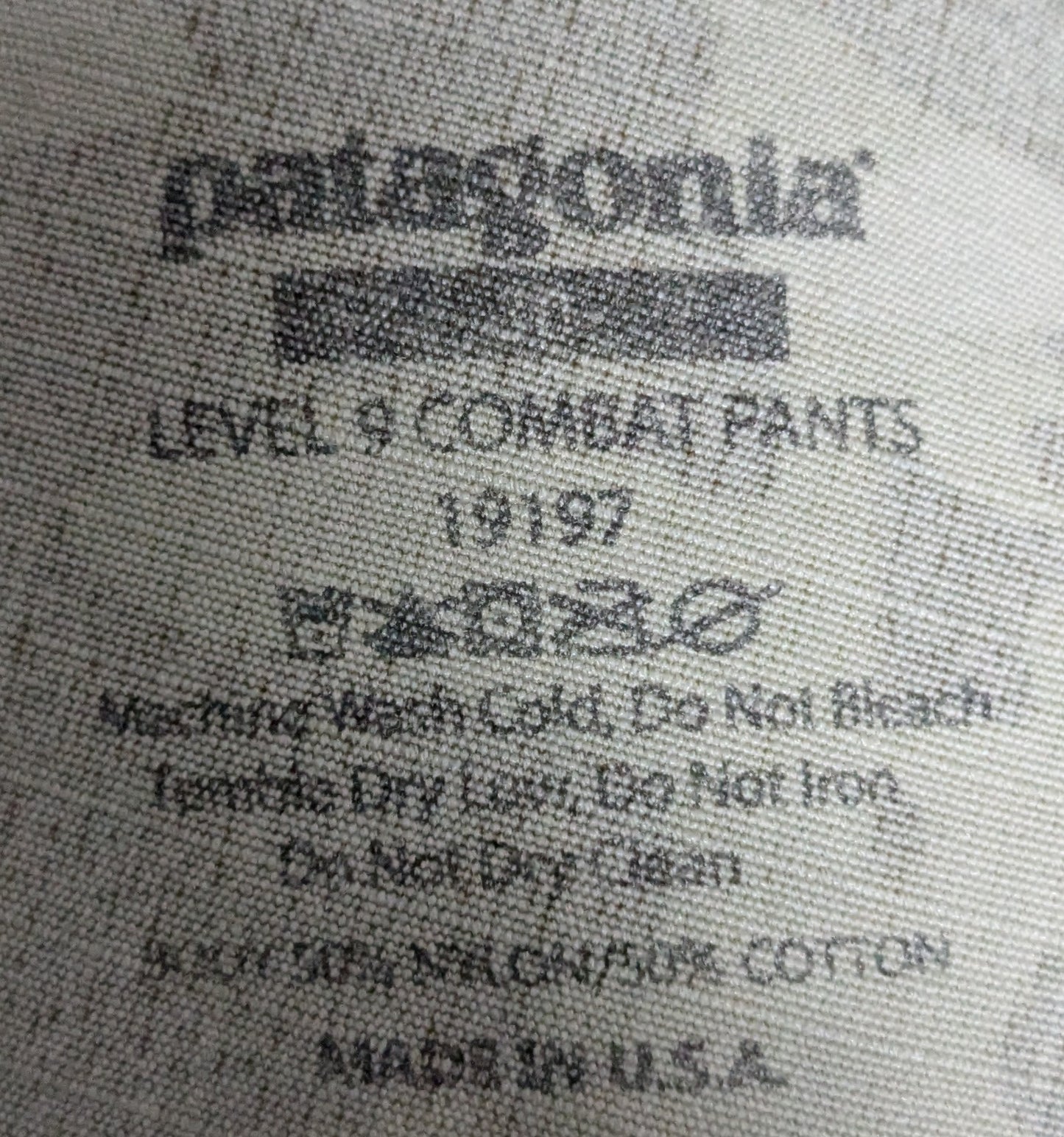 Patagonia L9 Combat Pants 30 (FA15-26Feb32)
