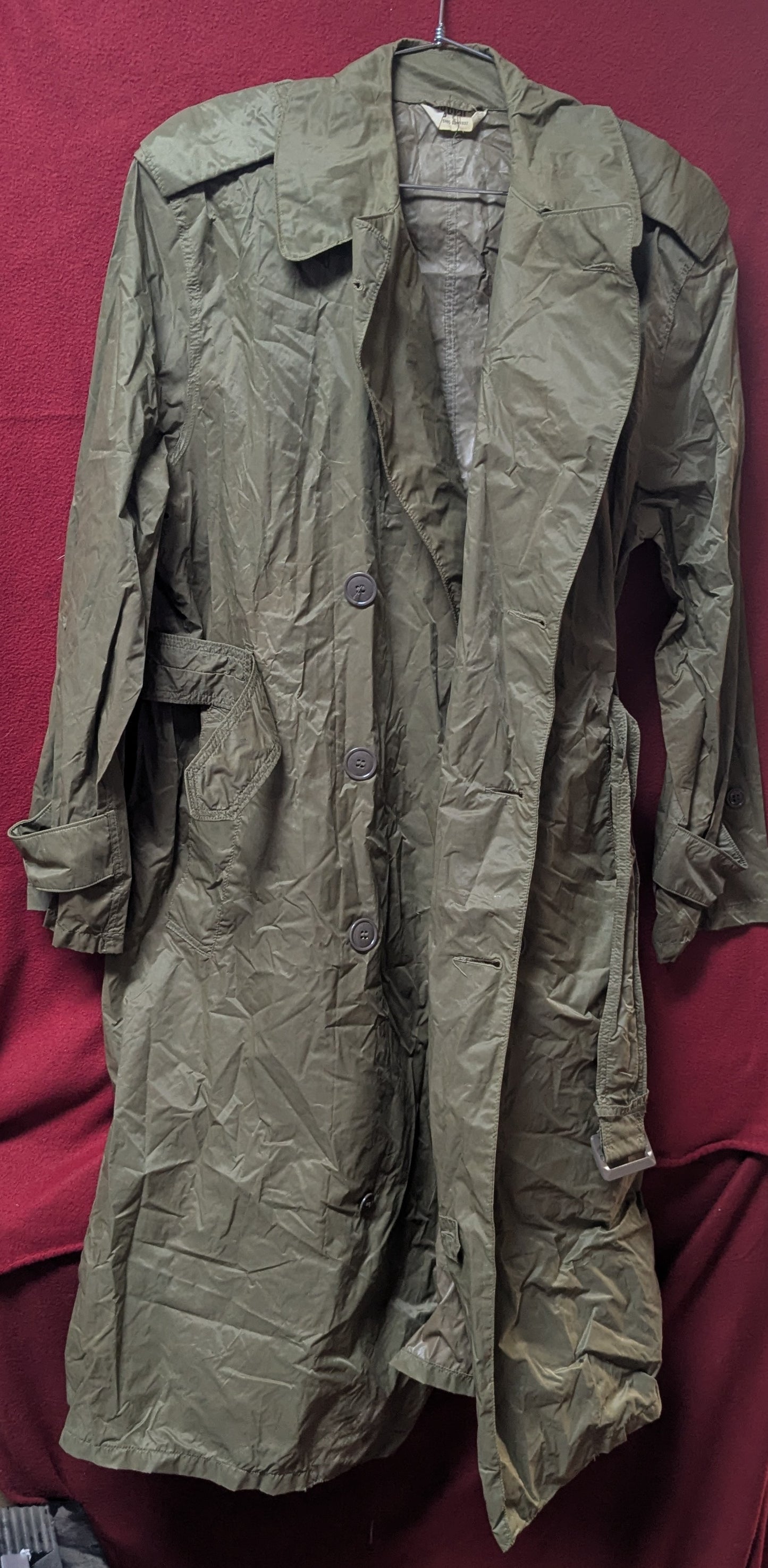 Bonham MFG Raincoat, Men's, Lightweight Short 34 (DB6-25Aug34)