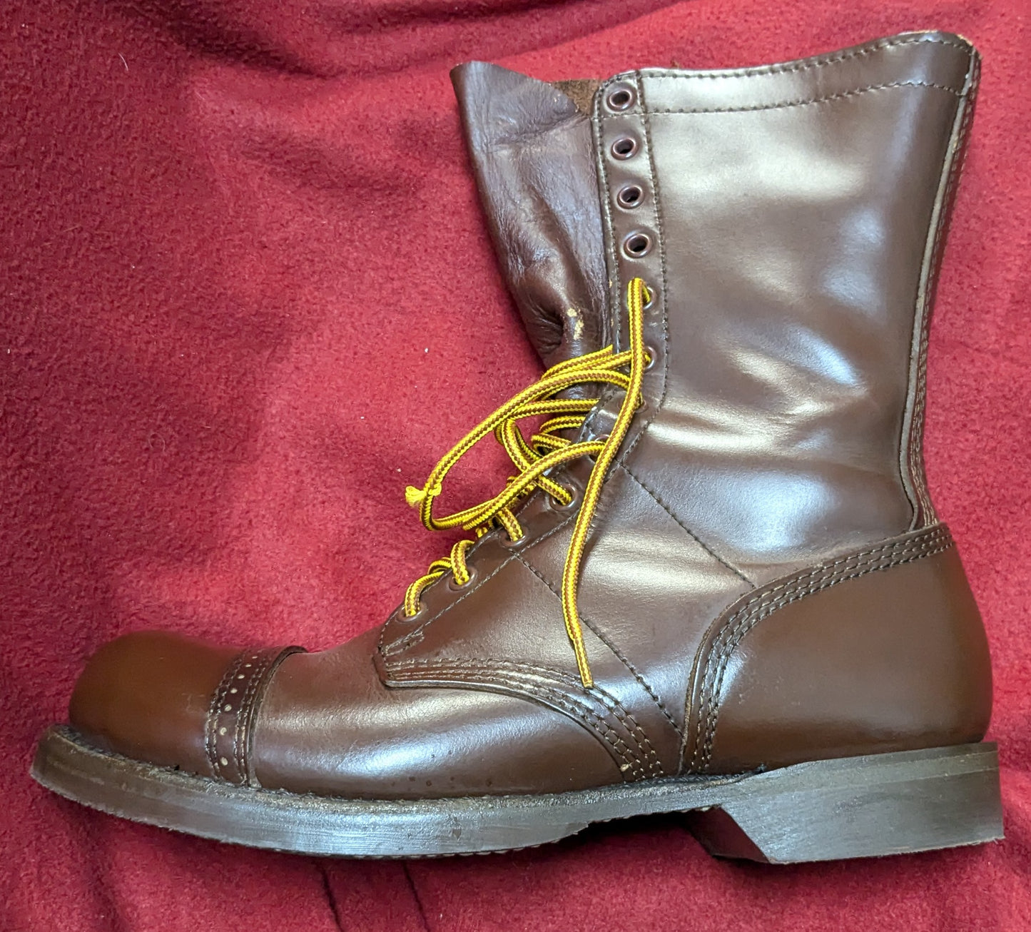 NOS Corcoran Mens 10" Historic Brown Jump Boots Mens 8.5 (fa08-25APR101)