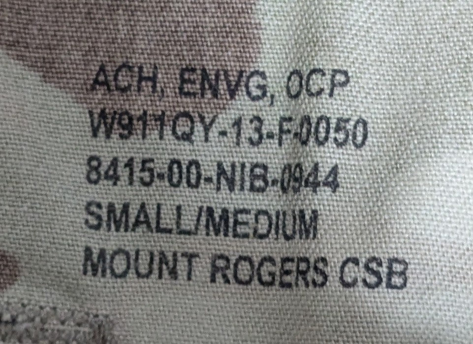 ACH, ENVG, Helmet Cover, S/M, OCP Multicam (AB13-25Dec28)