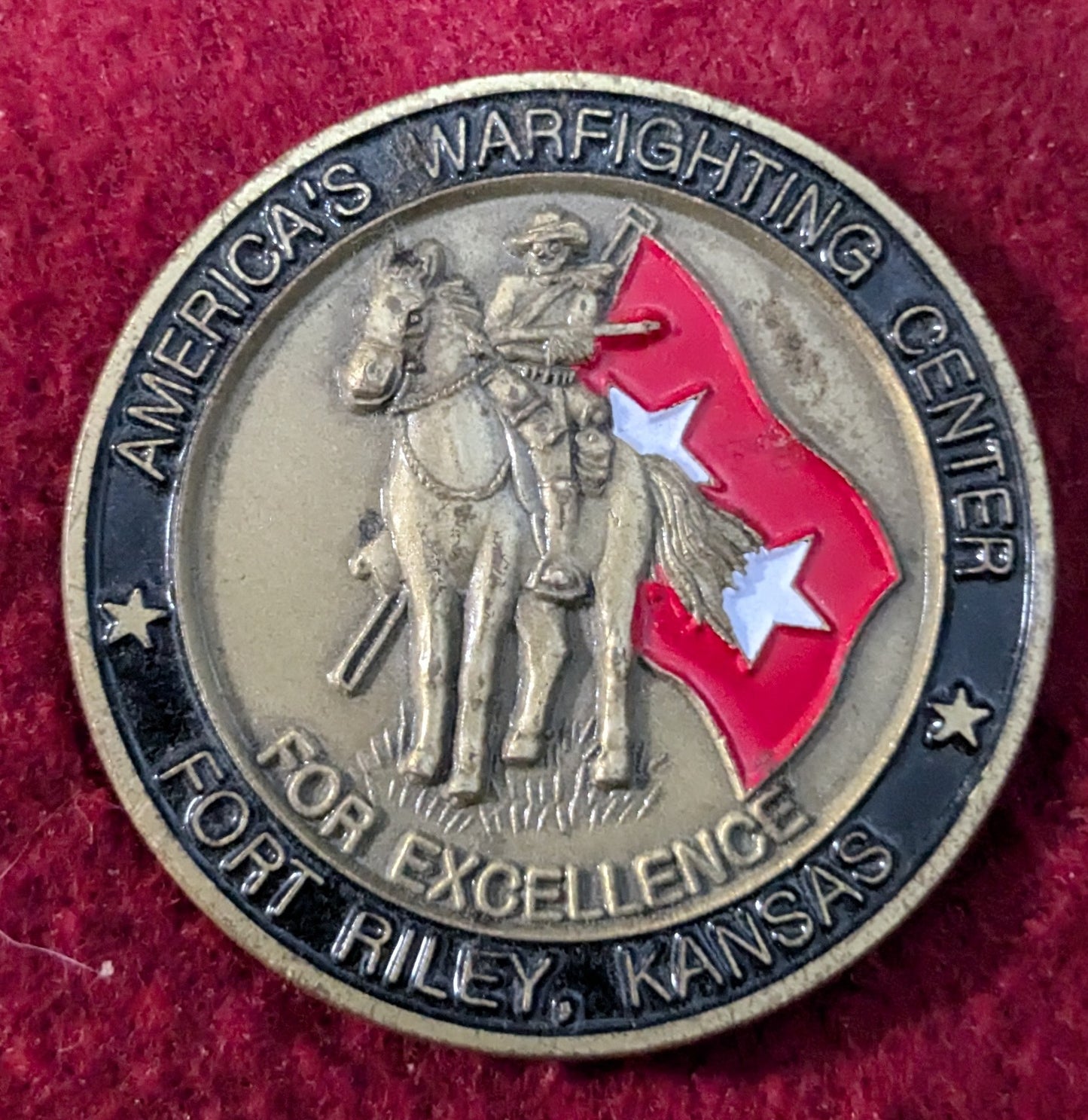 Challenge Coin 24th Division (Mech) America's Warfighting Center (chcc-25May69)