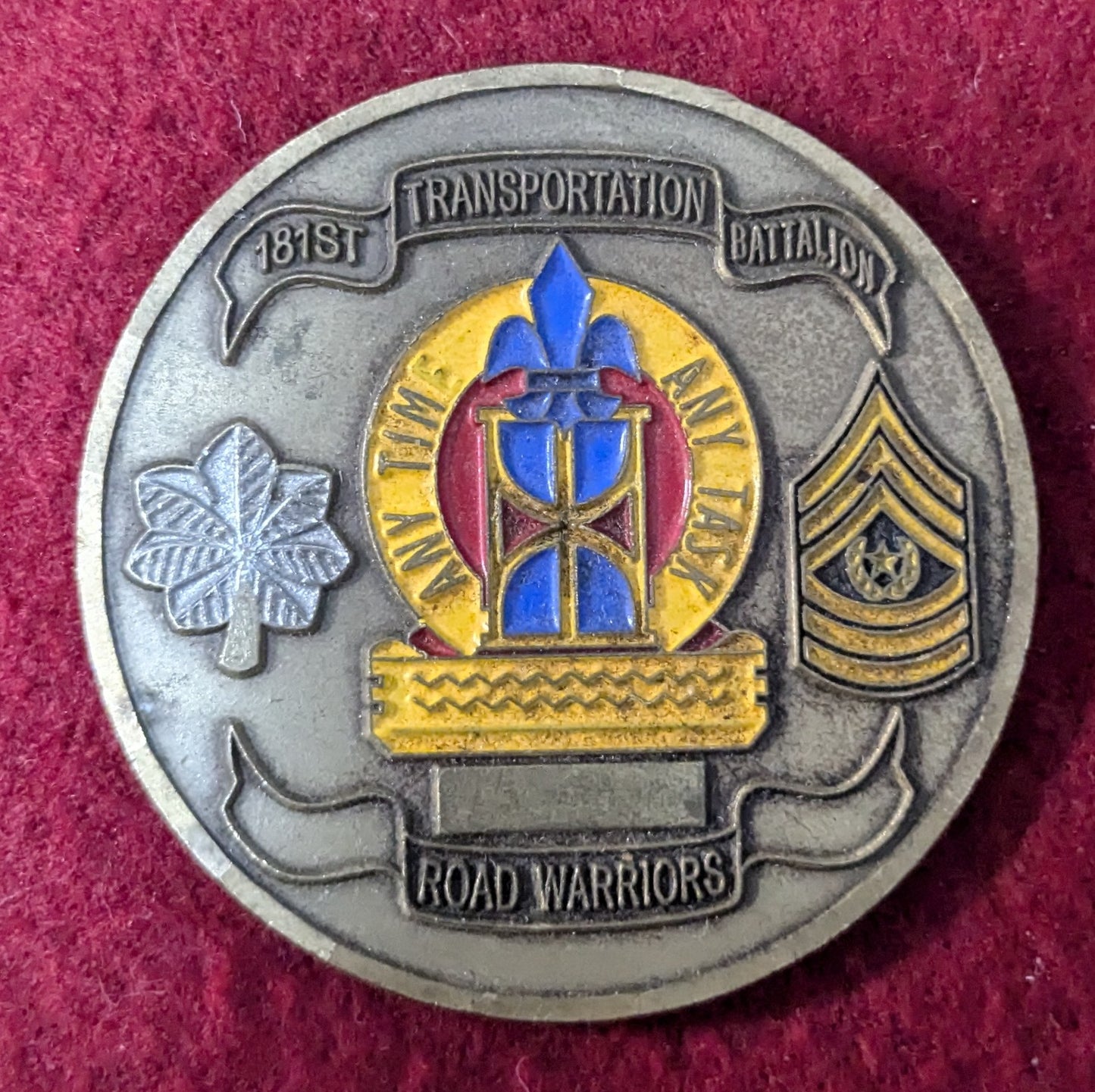 Challenge Coin HHD 181st Trans BN, 515th POL CO, 377th HET CO, 51st PLS CO (chcc-25May25)