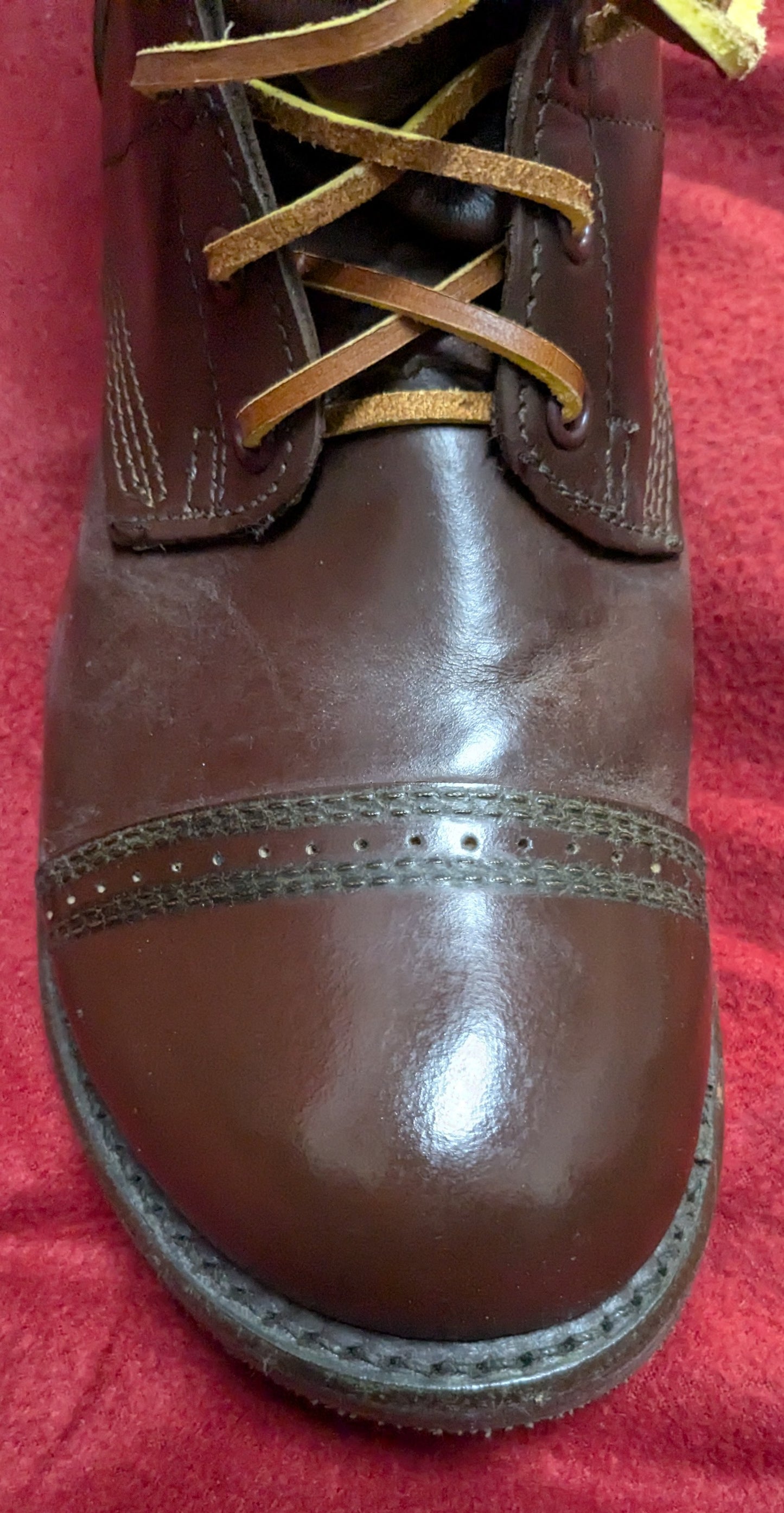 NOS Corcoran Mens 10" Historic Brown Jump Boots Mens 10.5 E (fa08-25APR102)