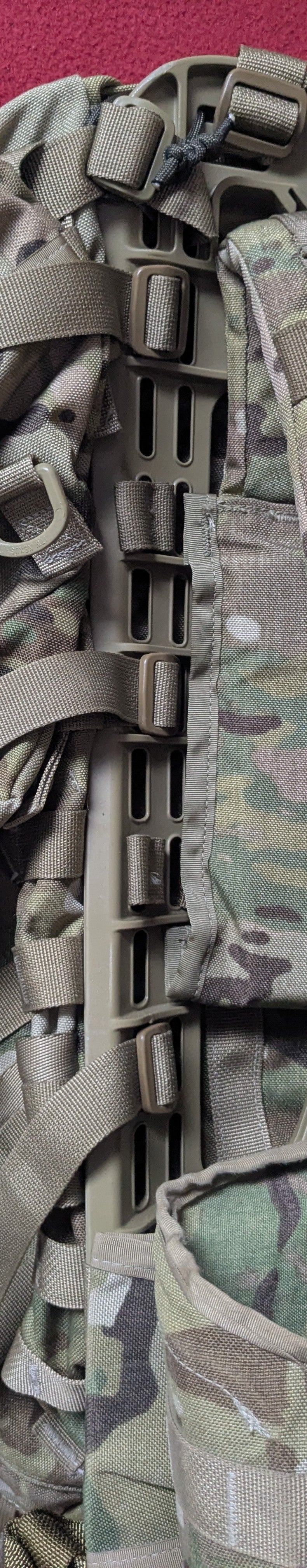 "Ranger Ready' OCP Large Molle II Ruck w/ The Gibson Mod w/ Name Tape & Cat Eyes
