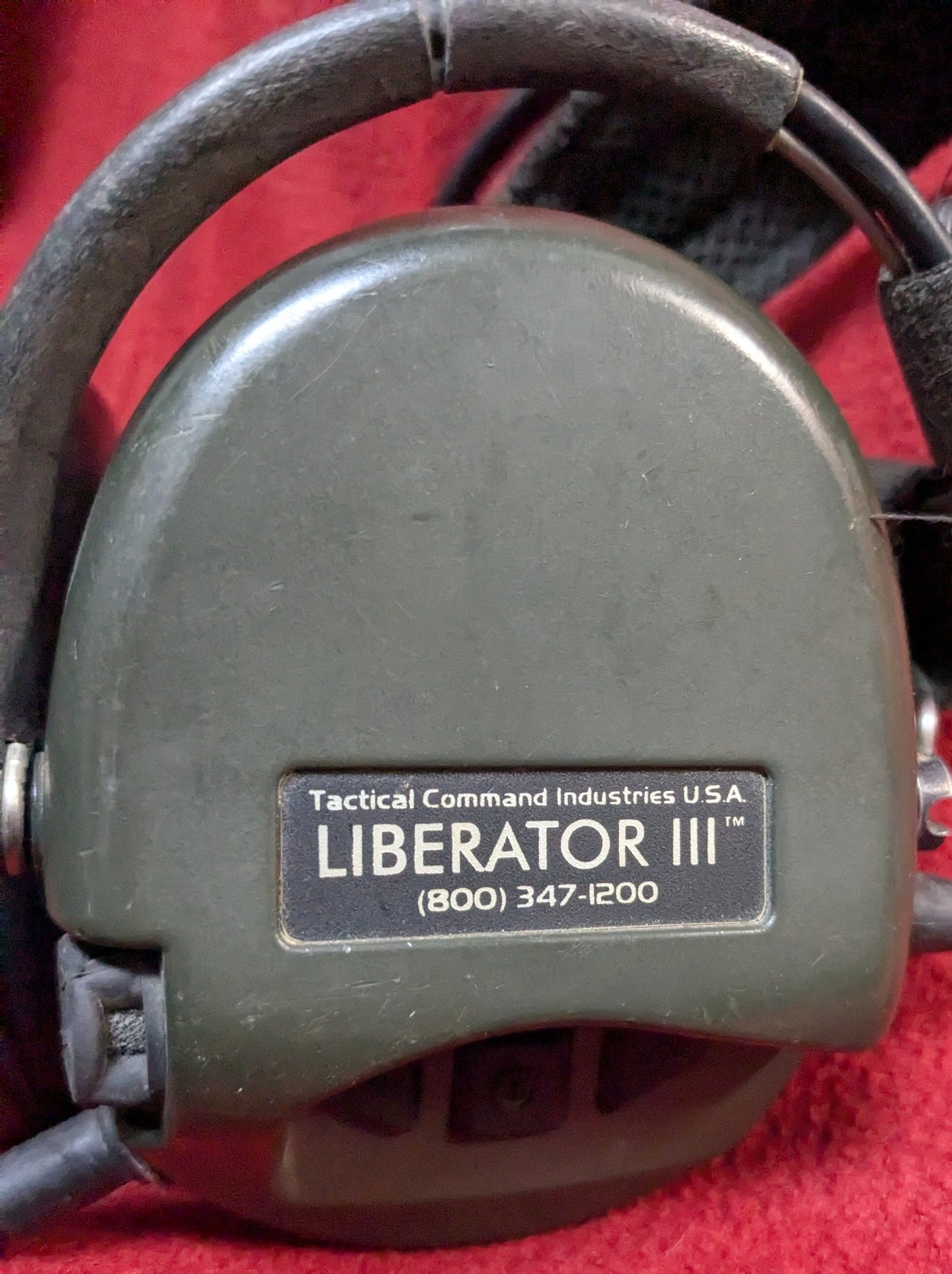 TCI Liberator III Communications Headset (ac06-25APR118)