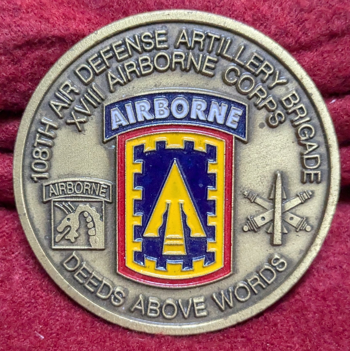 Challenge Coin 108th Air Defense Artillery Brigade (chcc-25APR148)