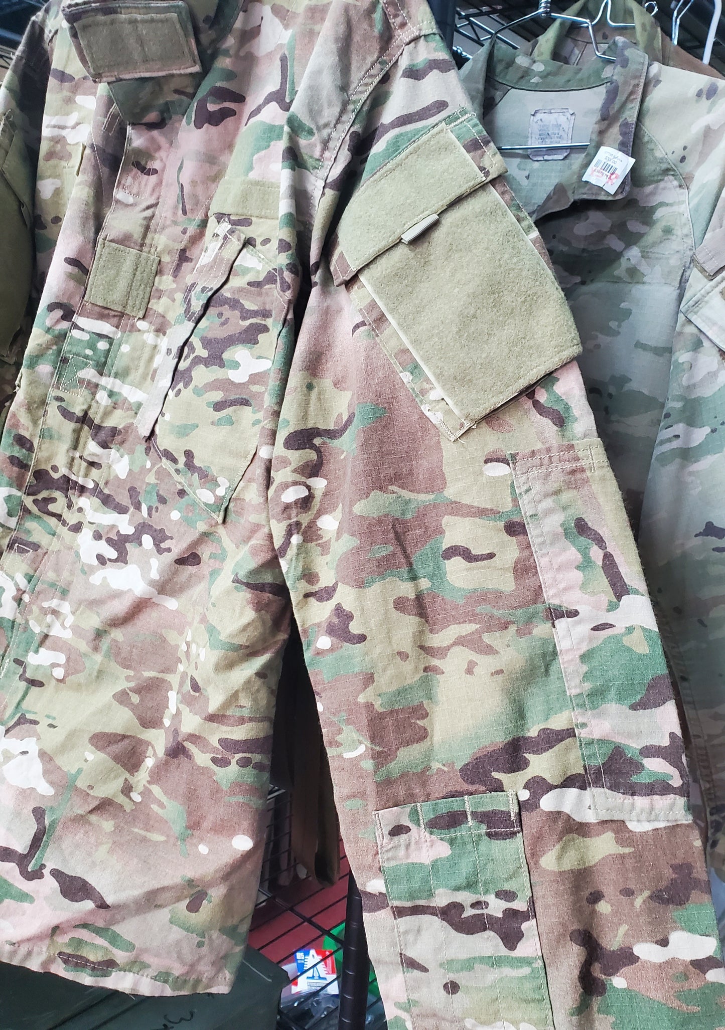 NOS US Army LARGE LONG Multicam Flame Resistant Frac Uniform Top Shirt (fc04-NWT-MC-LL-T)