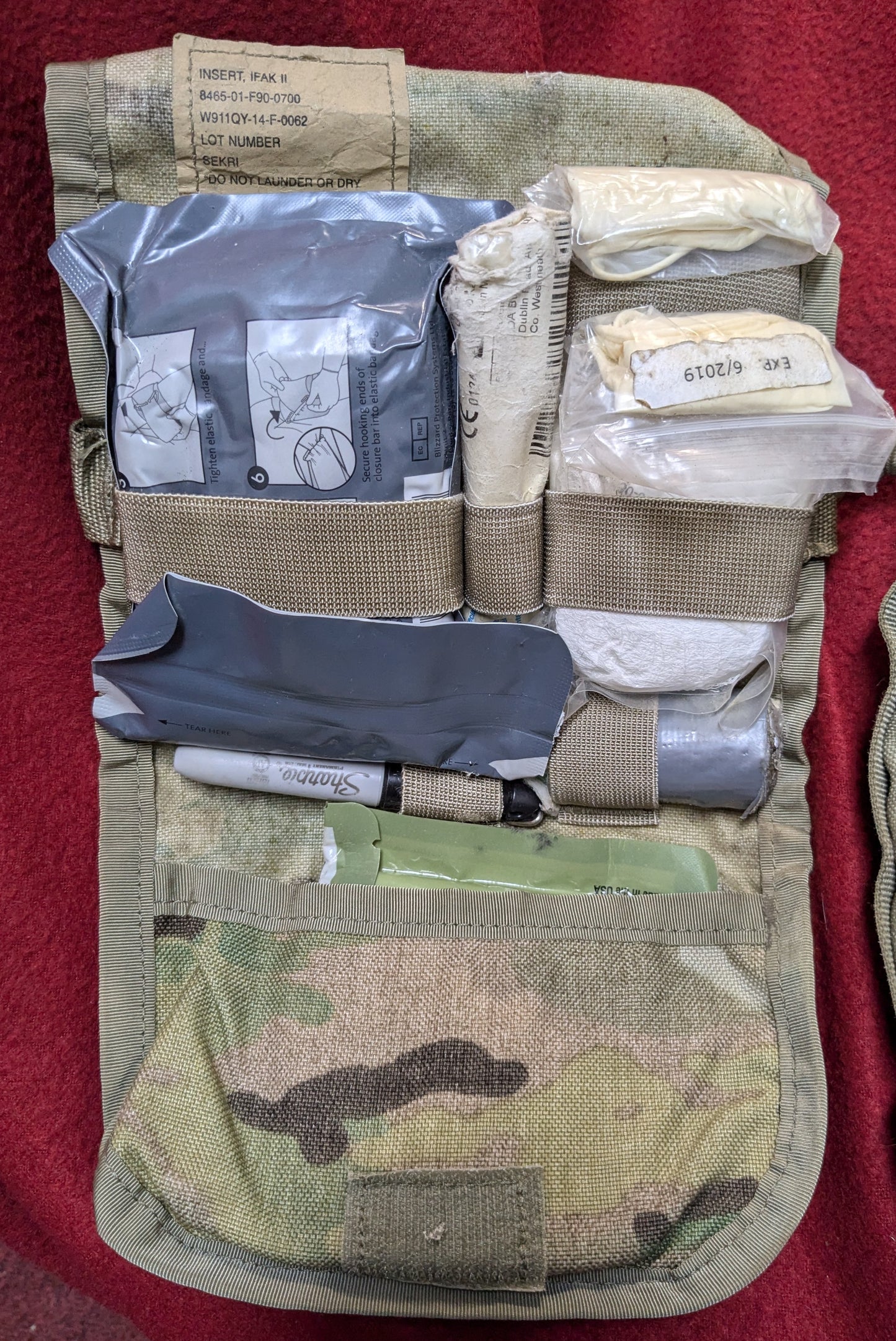 US Army Sekri IFAK II OCP Individual First Aid (AB01-25APR68)