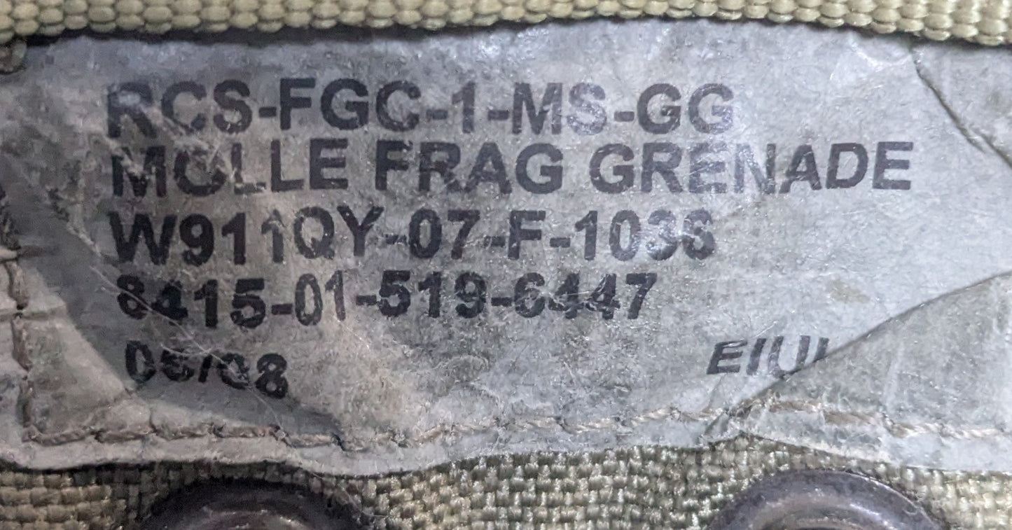 Eagle Industries Single Frag Grenade Pouch MOLLE (FB6-26Feb86)