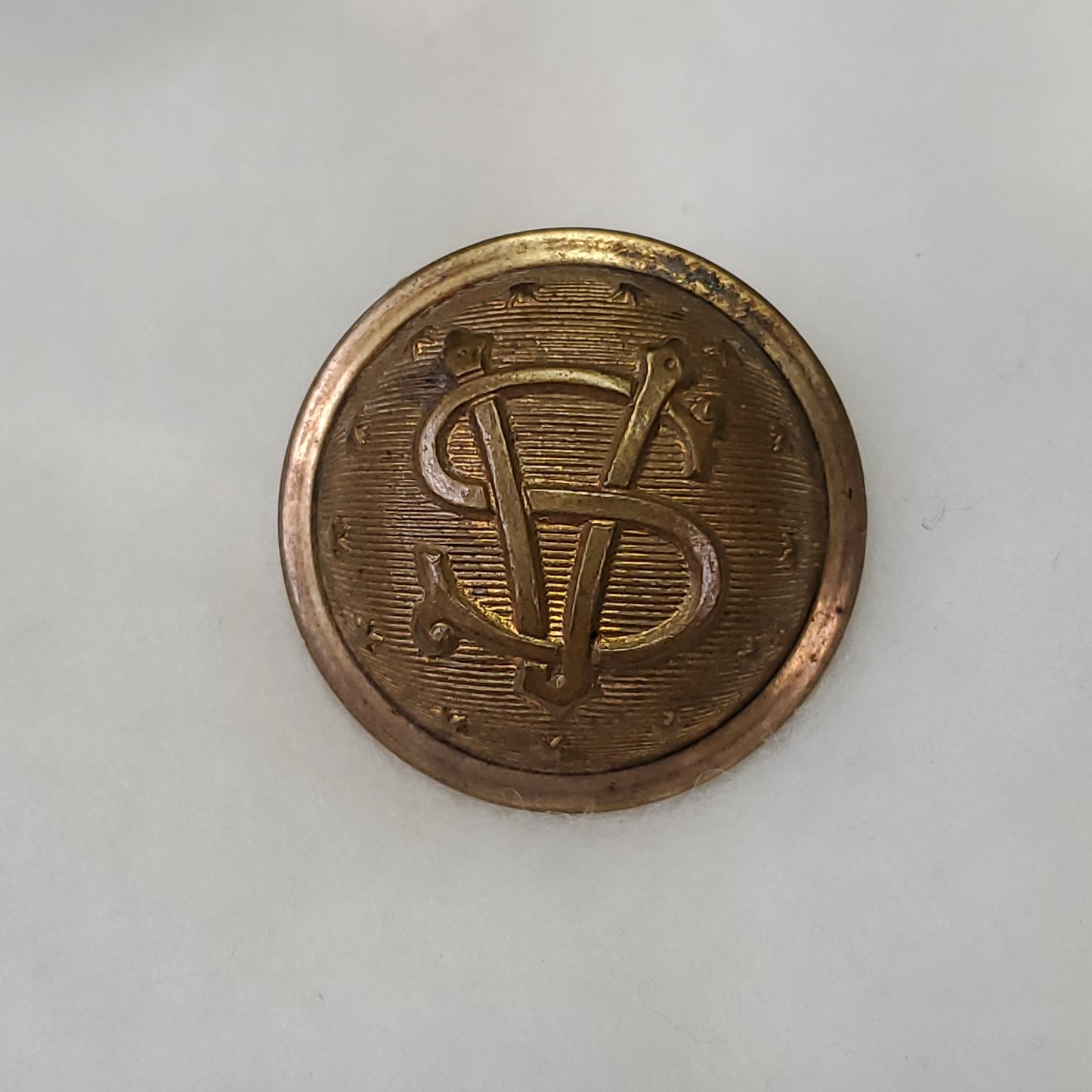 State Volunteer Button-3 Star General's Aid (Aide De Camp)(U1)