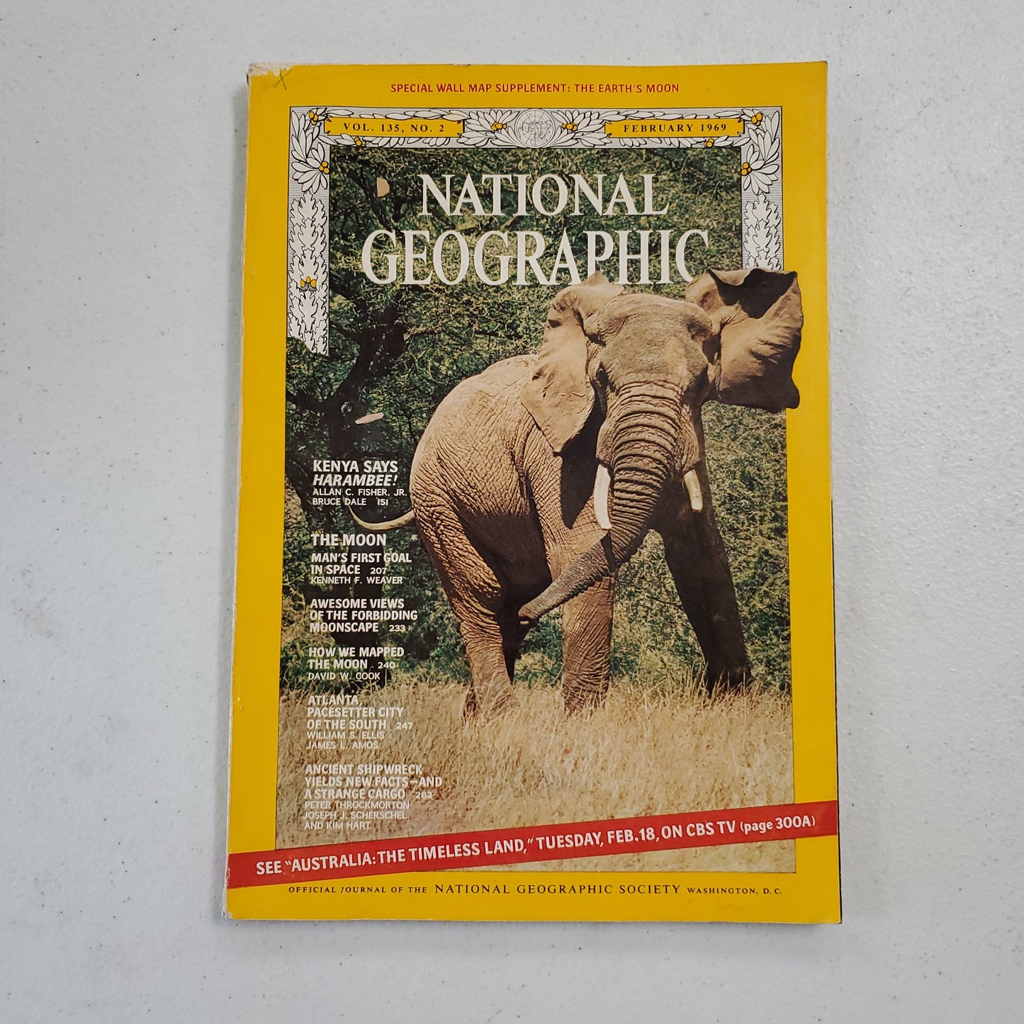 1969 February National Geographic Vol 135 No 2 (Post)
