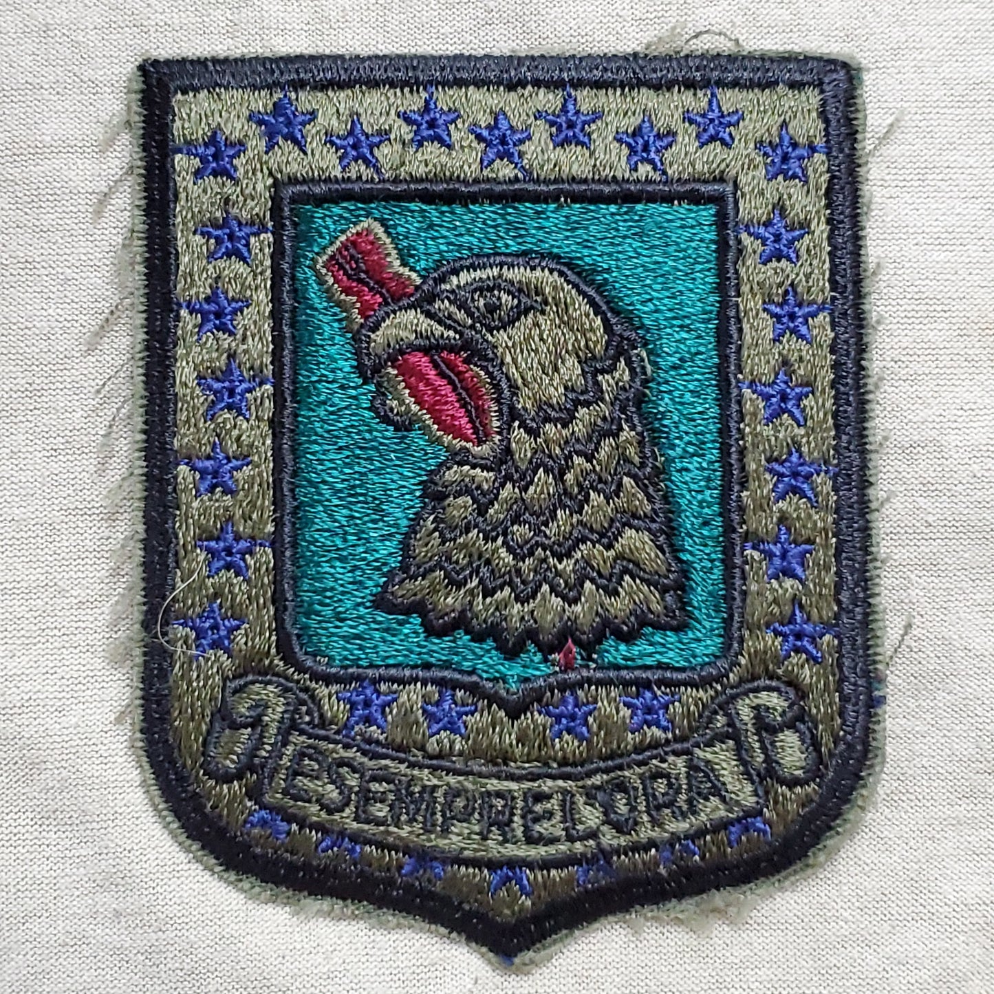 USAF Esemprelora Vintage Unit Crest Badge Sew On (a6x)