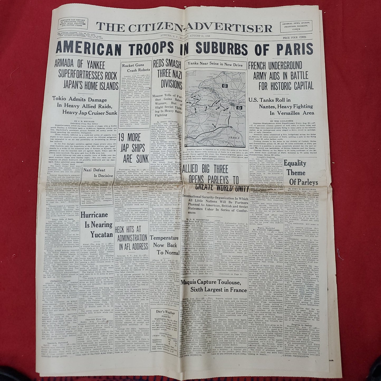 1944 August 21 -- The Citizen-Advertiser 8pgs (MagBx)
