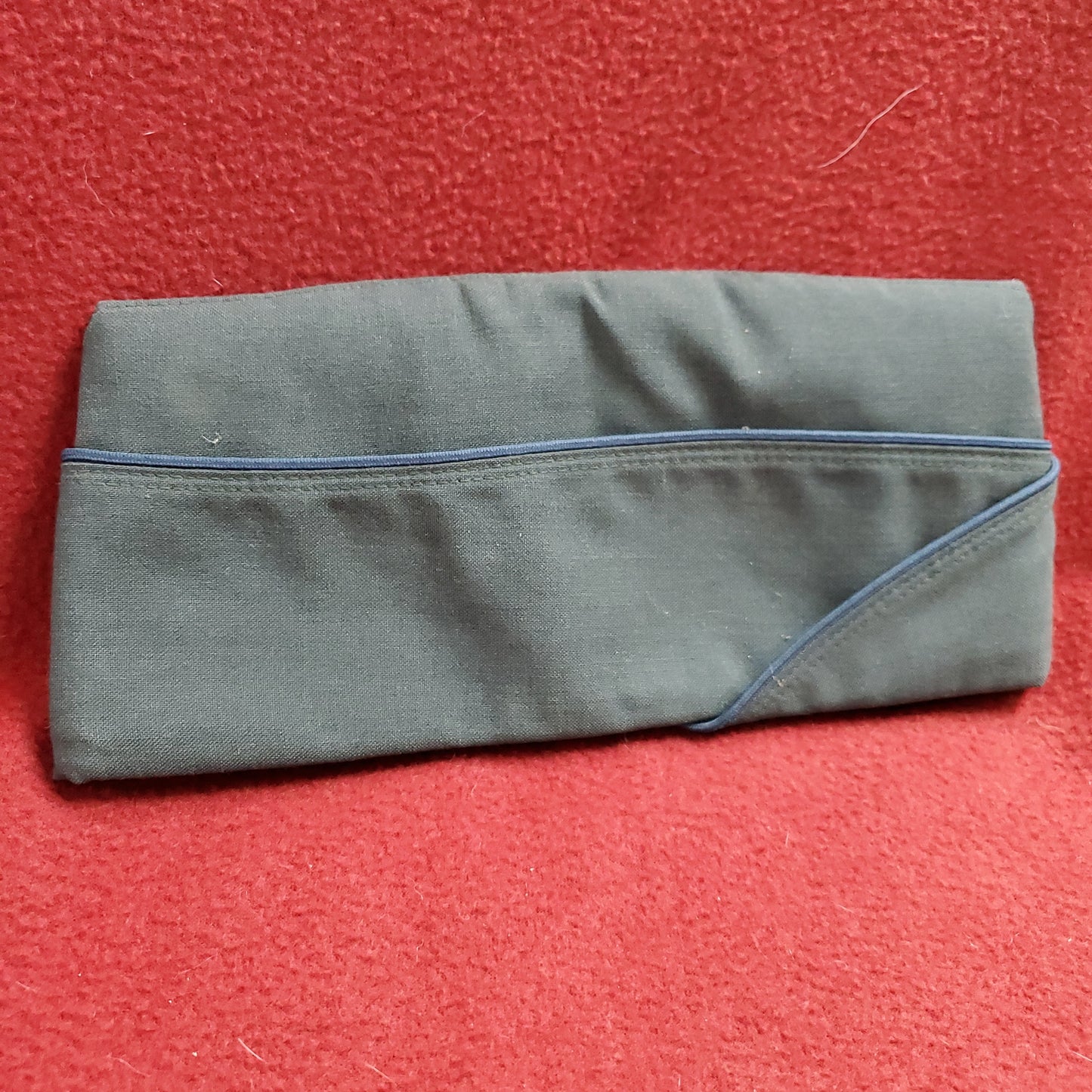 Vintage 7 1/8 Men's Blue Army AG-344 Military Garrison Cap (BB04-18a30)
