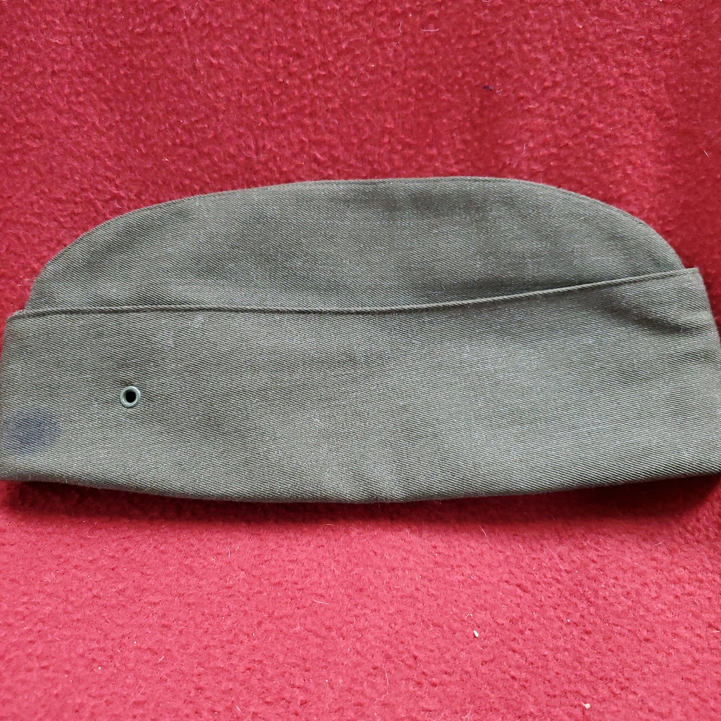 Vintage 6 3/4 Men's Poly/Wool 2212 Gabardine Garrison Cap (BB04-18a67)