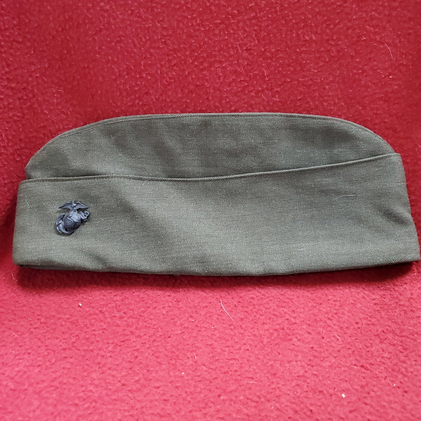 Vintage 7 1/2 Men's Poly/Wool 2212 Gabardine Garrison Cap (BB04-18a72)