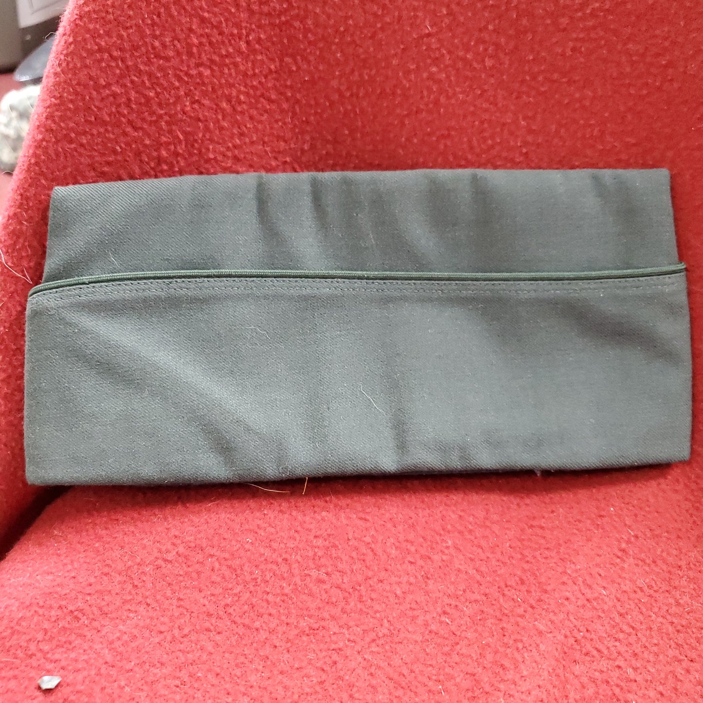 Vintage 6 7/8 Men's OD Wool Army Military AG-344 Garrison Cap (18a50)