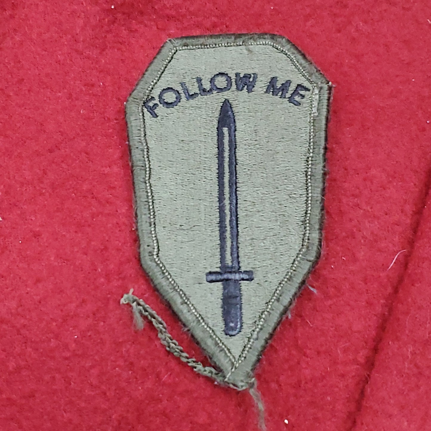 US Army Infantry School Subdued Sew on Patch Unit Insignia (x04j)