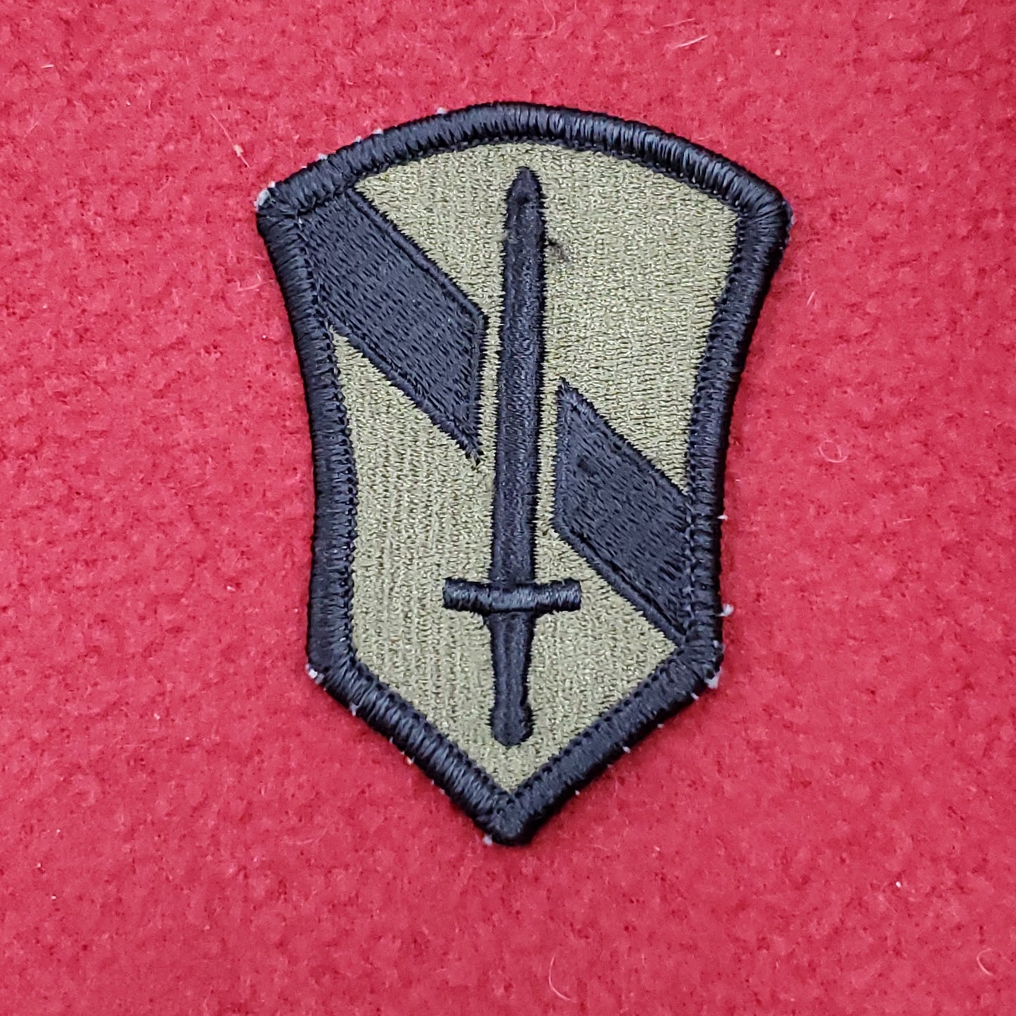 US Army 1st Field Support Command Subdued Sew on Patch Unit Insignia (x04r)