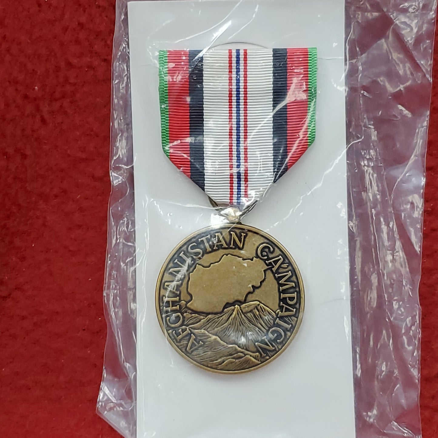 Vintage US Military Afghanistan Campaign Medal Army (da05)