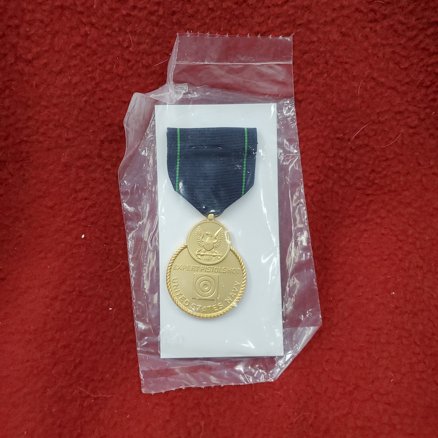 Vintage US Navy Expert Pistol Shot Medal Military(da25)