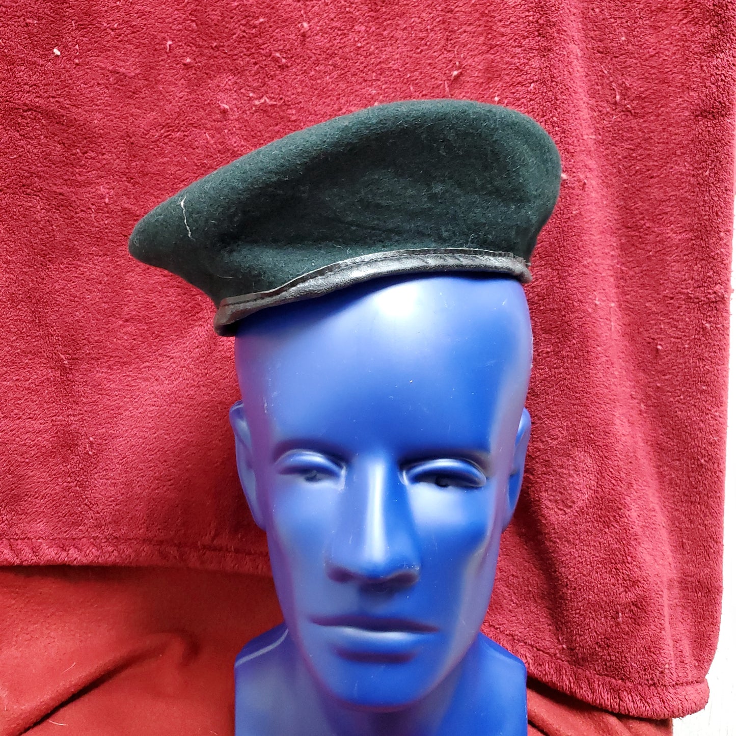 VINTAGE Bancroft Military Special Forces 6 7/8 Green Beret Uniform (fb03-27)