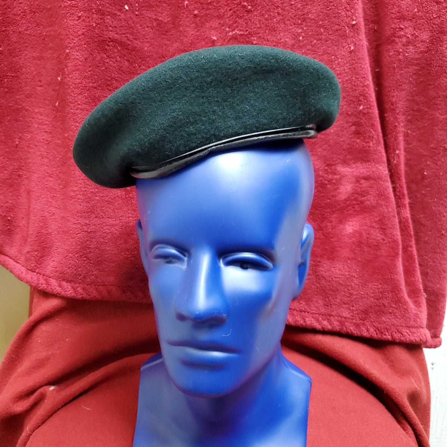 VINTAGE Bancroft Military Special Forces 6 3/4 Green Beret Uniform (fb03-34)