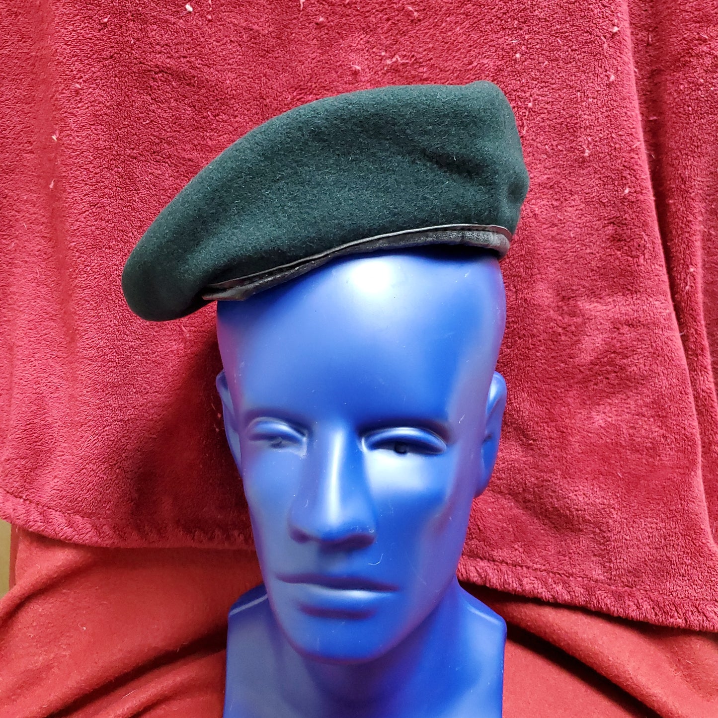 VINTAGE Bancroft Military Special Forces 6 3/4 Green Beret Uniform (fb03-28)