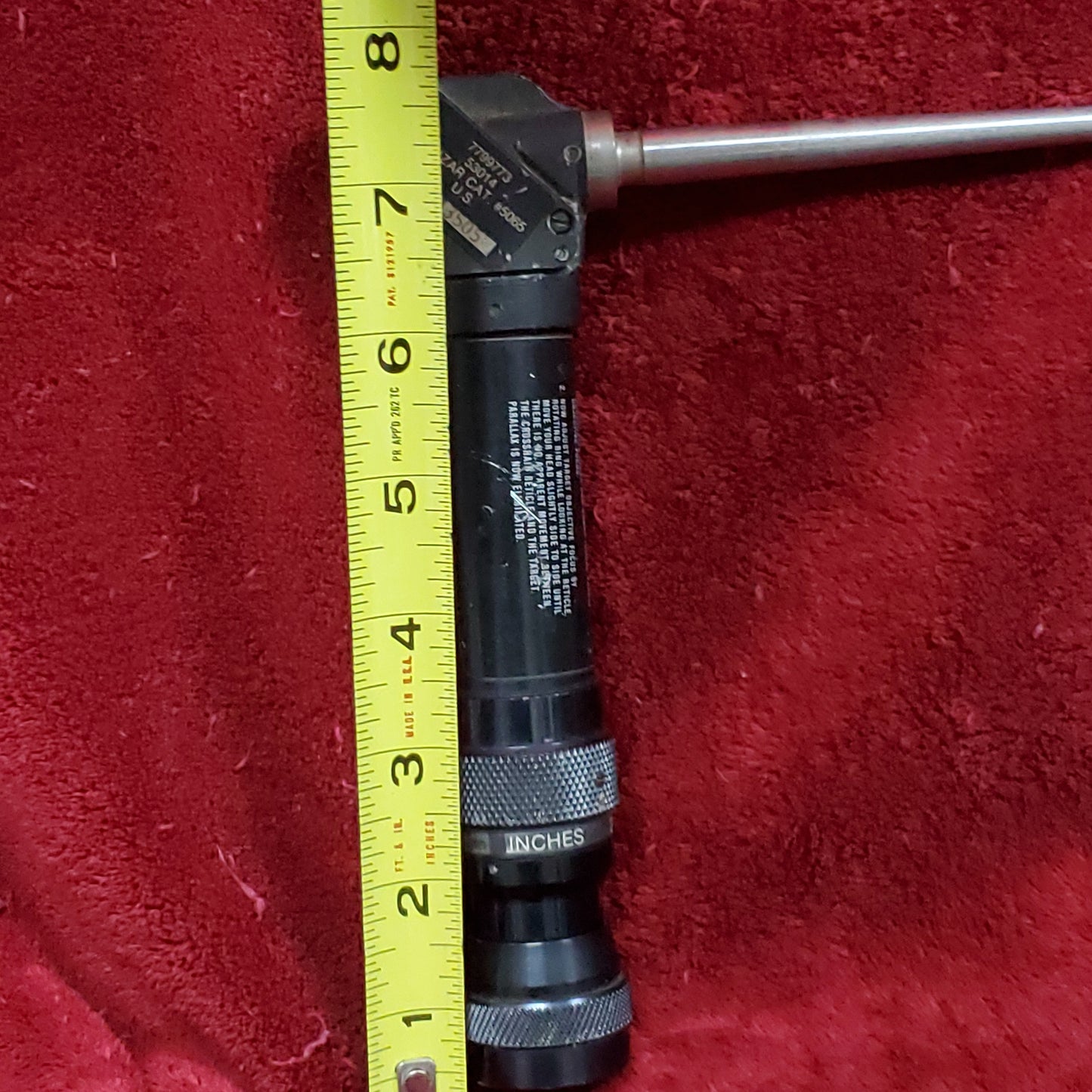 US Army Lenzar Optics Boresight 779973/53014 (aa03-20)