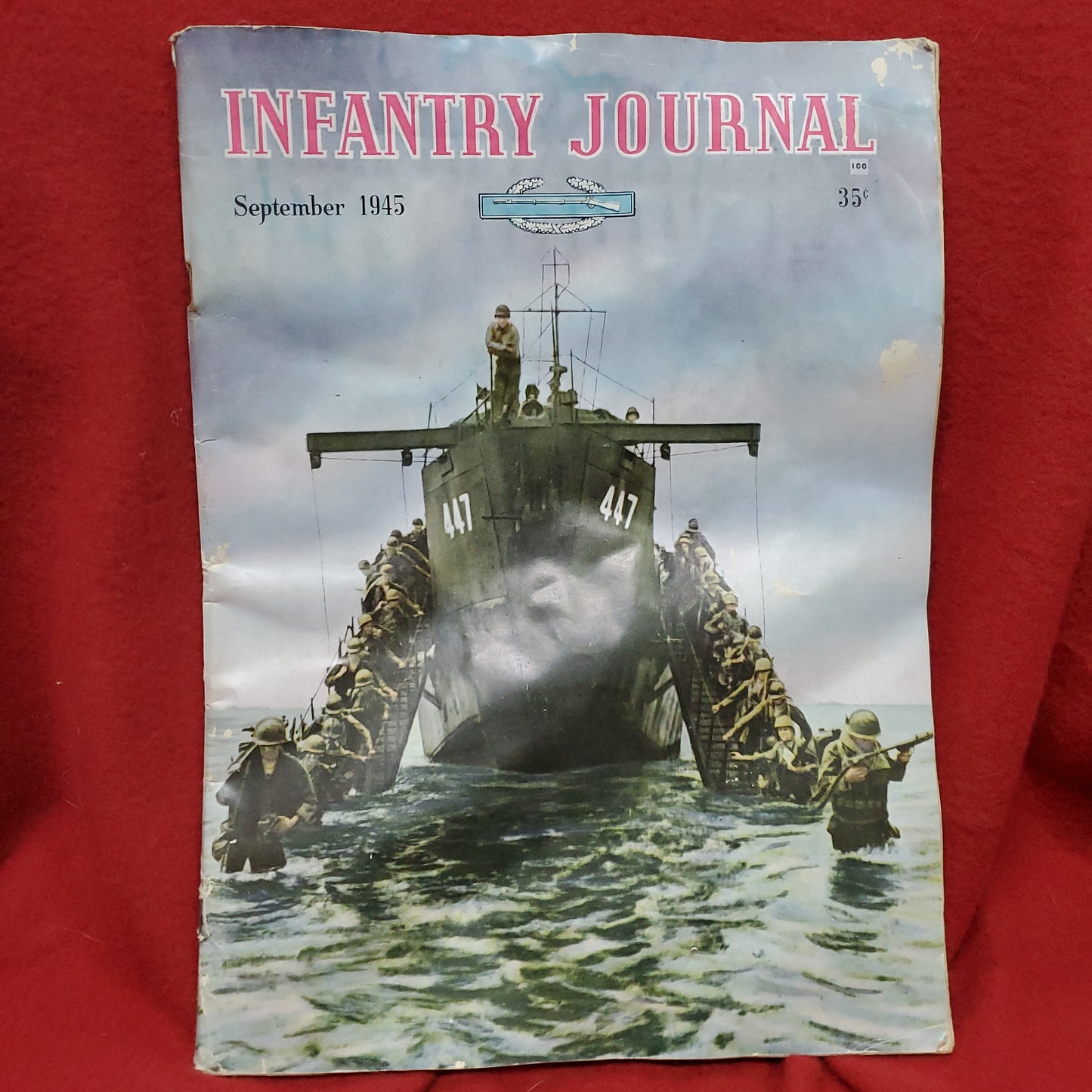 VINTAGE Sept. 1945 "INFANTRY JORNAL" (aa11-)