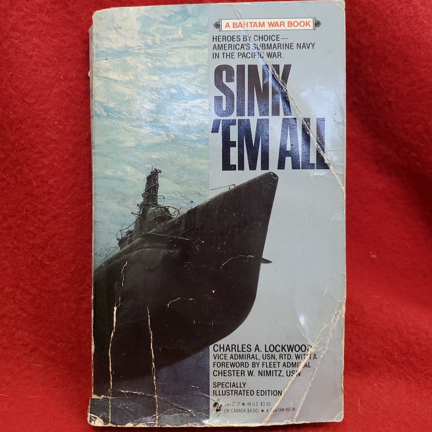 Vintage 1987 "SINK 'EM ALL" by Charles A. Lockwood (24s)