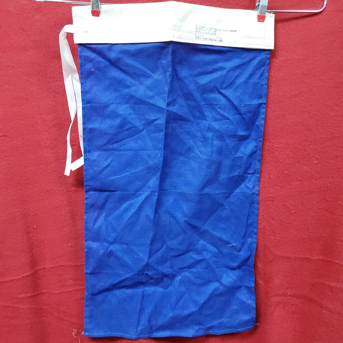 Vintage US Army Convoy Lead Vehicle Signal Flag Cotton Blue (BB14-18)