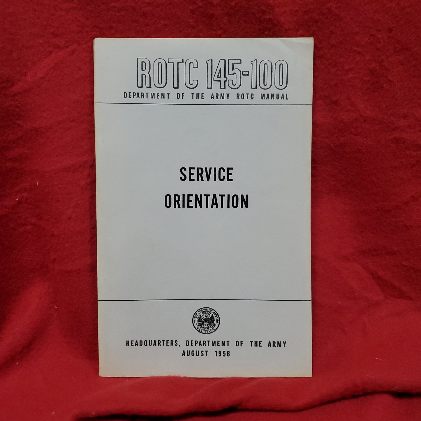 VINTAGE 1958 Aug "SERVICE ORIENTATION" ROTCM 145-100 (wkrp)