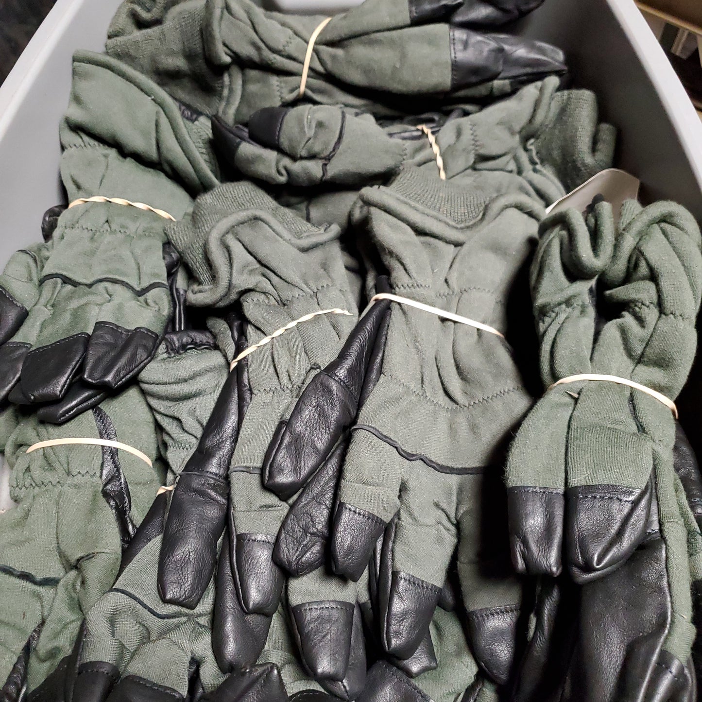 RANGER SCHOOL Sz 10 (Large) US Army Cold Weather Intermediate Flyers Gloves (eb13-)