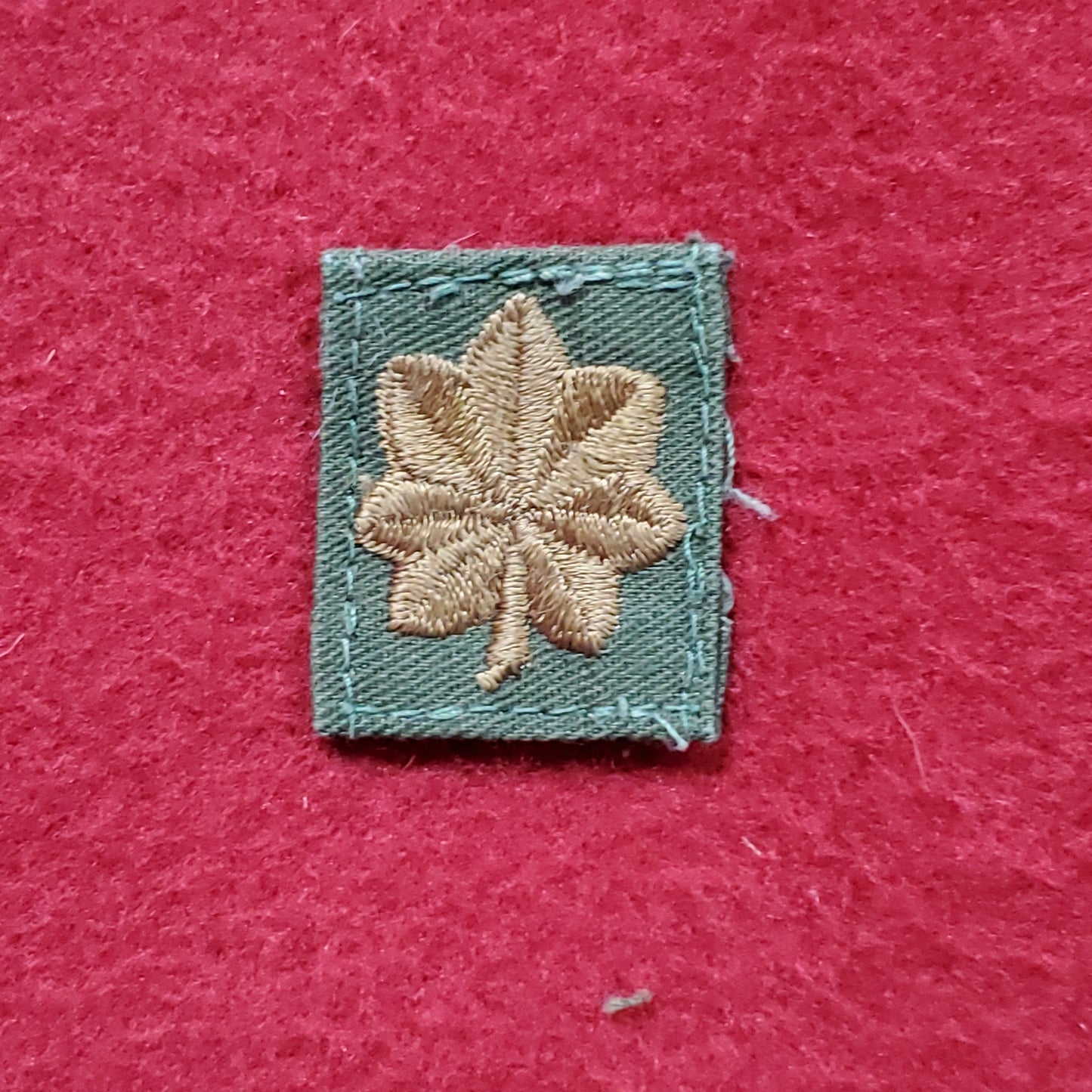 * Set of 2* US Army MAJOR Rank Collar Sew On OD Olive Drab Vietnam Era BDU Woodland (bu03-maj1)