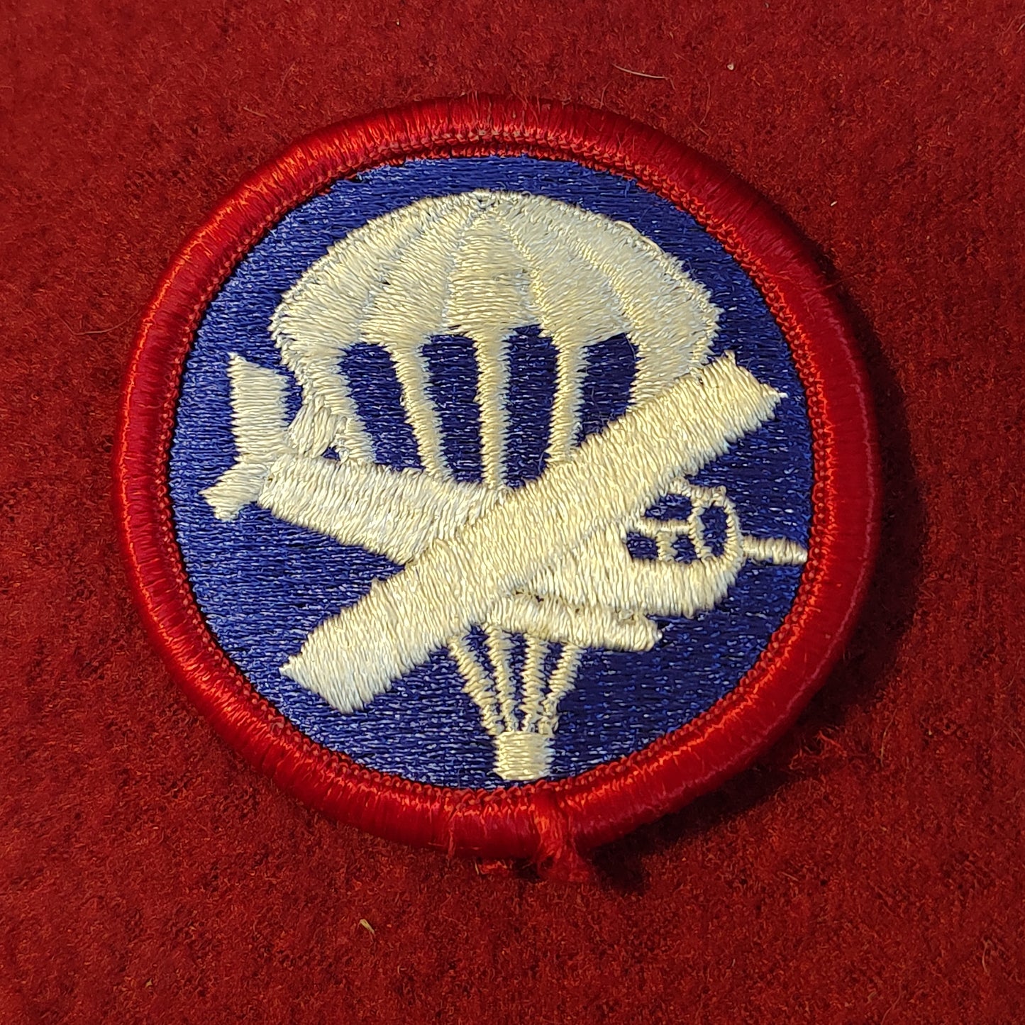 VINTAGE US ARMY OFFICER COMBINED PARATROOPER INFANTRY PATCH Sew-On (06o137)