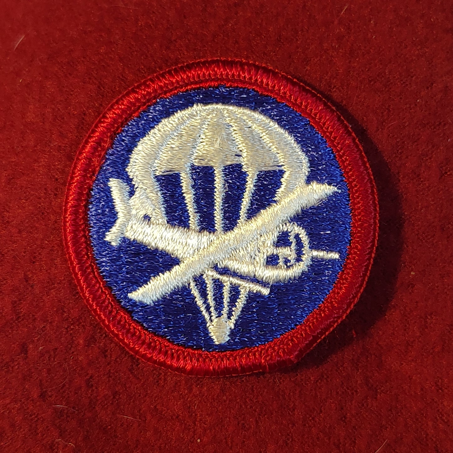 VINTAGE US ARMY OFFICER COMBINED PARATROOPER INFANTRY PATCH Sew-On (06o141)